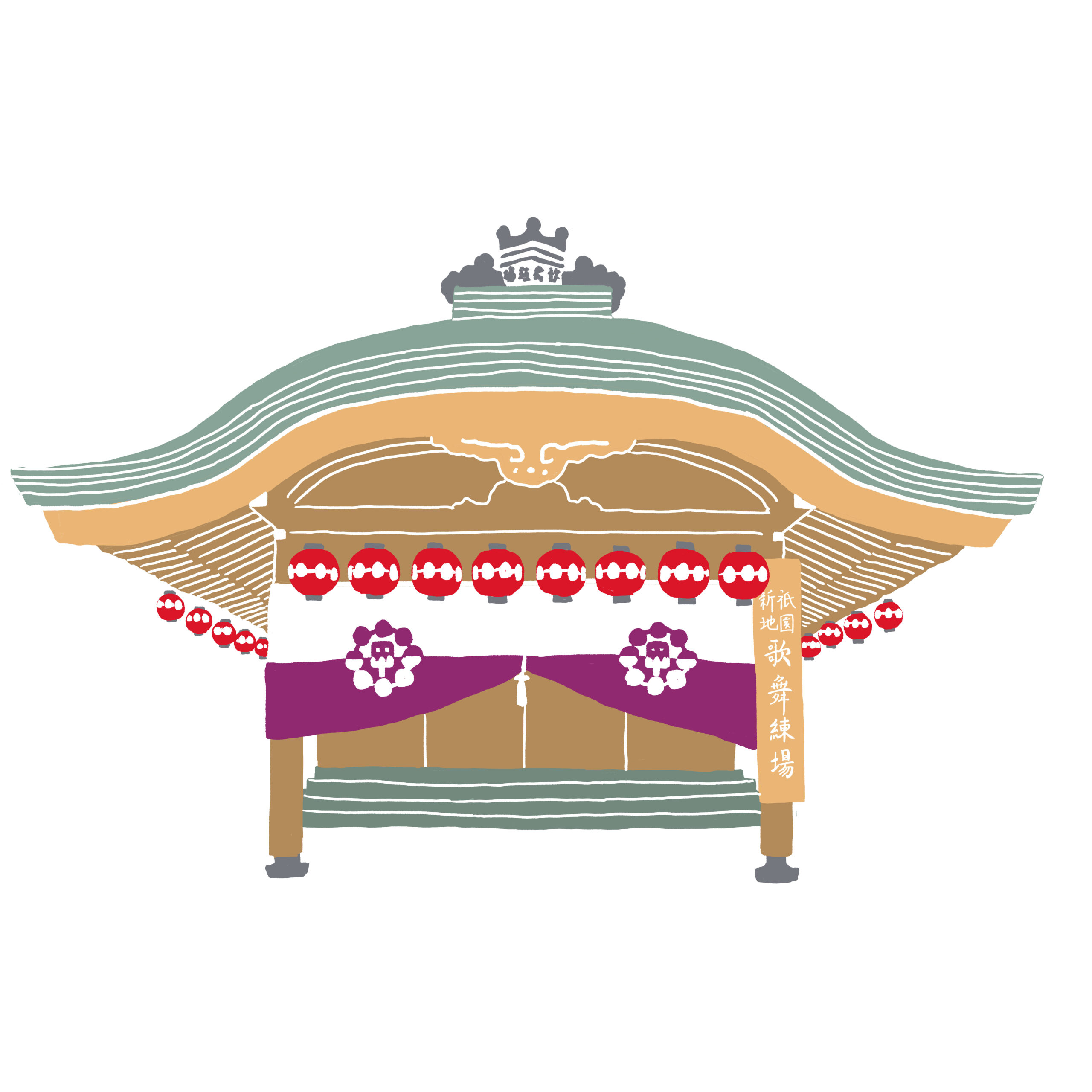 Omo5京都祇園 By星野リゾート Mapイラスト Sayuri Fujimaki